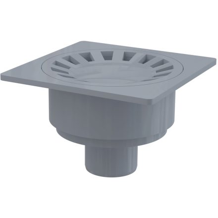 Alcaplast APV16 padló összefolyó 150x150/50 mm fehér műanyag, egyenes kiv