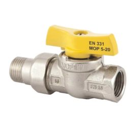  Mofém golyóscsap 1/2" KB+Toldat Gáz FLEXUM 113-0066-10 (cafnis)