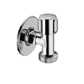   Mosógéptöltő sarokszelep 1/2" - 3/4" Schell helytakarékos