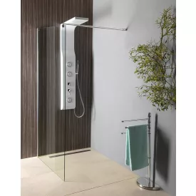 Sapho Zuhanyfal WALK IN fix átlátszó üveg 110x190 WI111