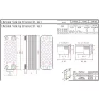 Hőcserélő 20 lemezes 1/2"-3/4" F025*A20M-G46