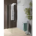 Sapho Zuhanyfal WALK IN fix átlátszó üveg 100x190 WI101