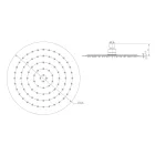SAPHO SLIM fejzuhany, kör 25x25 MS574 rozsdamentes