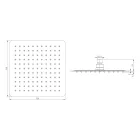 SAPHO SLIM fejzuhany 25x25 MS564 rozsdamentes