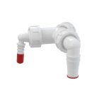 Alcaplast P149Z Mosógép csatl. dupla csonk, visszacsapó szelepekkel