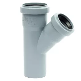 PVC 45° Szűkített Ágidom