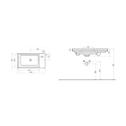 SAPHO AQUALINE Zoran kerámiamosdó 45x5x27,5cm 4045