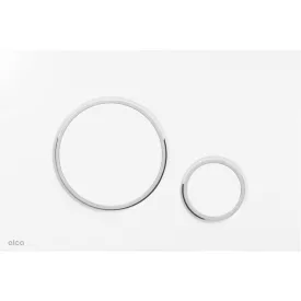 Alcaplast M770 nyomólap fehér-fényes króm THIN