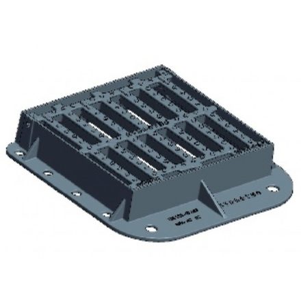 Akna víznyelő DUNA szögletes átm. 570X545 400KN