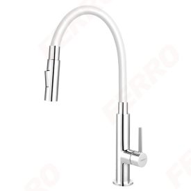 FERRO ZUMBA SLIM 2F mosogató csaptelep BZA43W fehér