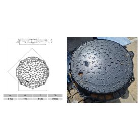 Aknafedlap nehéz D:600 400KN NEO