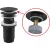 Alcaplast A 392BLACK leeresztő mosdóhoz Click-Clack FEKETE