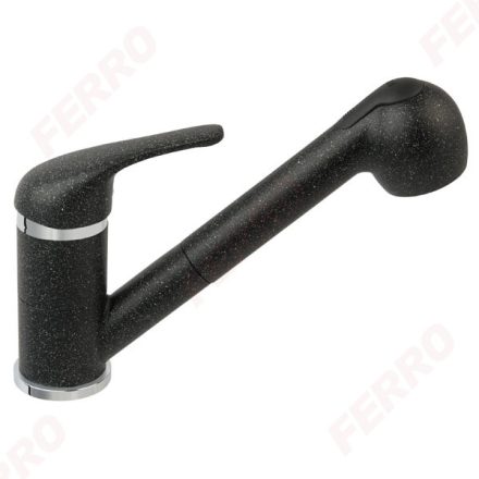 FERRO Freya BFR8B gránit mosogató csaptelep antracit