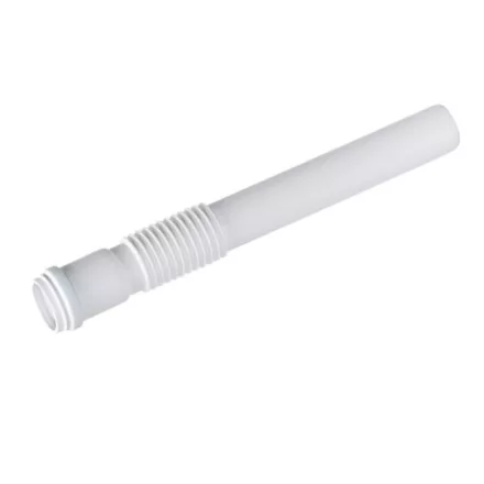 PP 00120 fehér PVC flexibilis bekötőcső szifonhoz 32x250mm