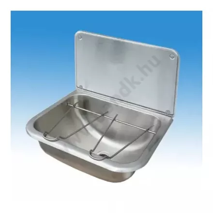 B&K BKH4400141 falikút ráccsal rozsdamentes 460x340x460mm