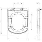 RAVAK Classic Slim WC ülőke X01673