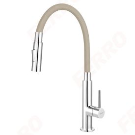 FERRO ZUMBA SLIM 2F mosogató csaptelep BZA43P bézs