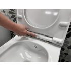 SAPHO 100315 AVVA rimless fali wc bidézuhannyal, csapteleppel