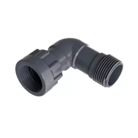 Ö. szelepbekötő könyök 1" KB (szürke)