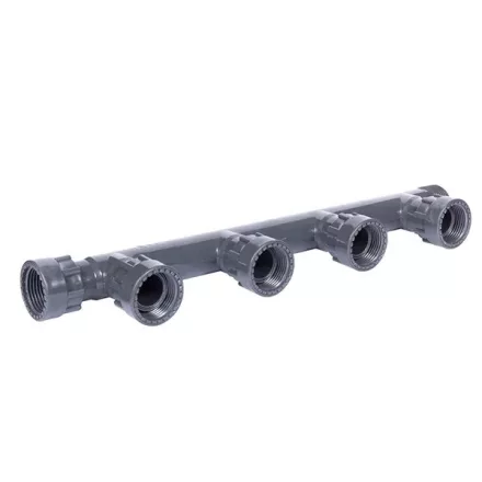 Ö. szelepbekötő 4 ágú 1" (szürke)