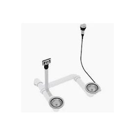 EVIDO lefolyó dugókiemelővel kétmedencés