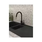Mofém Junior Evo X kihúzhatófejes mosogató csaptelep FEKETE 25.938.28.0N