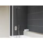 RAVAK Esőztető zuhanyfej szögletes 250mm 986.00CR króm