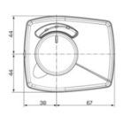 Keverőszelep ESBE motor ARA636 230V 15s 2-pontos 3Nm mikrokapcsolóval