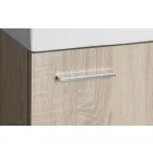 SAPHO AQUALINE Zoja mosdótartó szekrény 39,5x50x22cm platinatölgy 51049DP