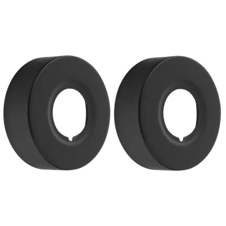 SAPHO Rozetta, 1 pár, 60/24mm, 20mm, matt fekete RS216