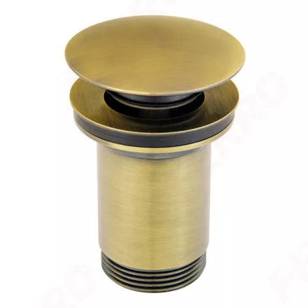 FERRO Rotondo leeresztő mosdóhoz 5/4" BRONZ Click-Clack túlfolyó nélküli S285B