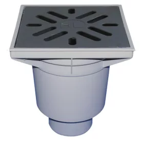 HL 606/1 Padlóösszefolyó DN110 öntvény rács