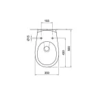 ALFÖLDI 4056 Fali WC mély SAVAL logóval