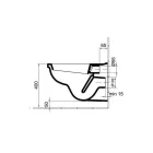 ALFÖLDI 4056 Fali WC mély SAVAL logóval