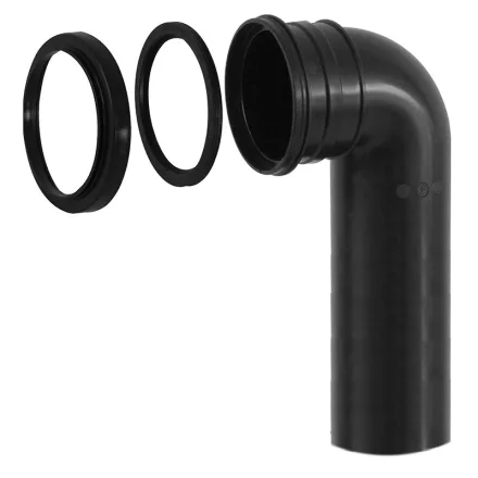 STY-745-4 WC bekötő könyök 90mm