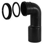 STY-745-5 WC bekötő könyök 90/110mm