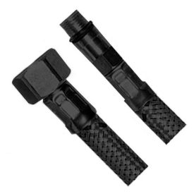   SAPHO Aqualine flexibilis bekötőcső M10 3/8" 40cm fekete 33354B