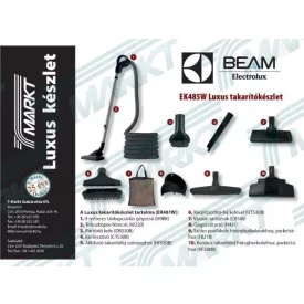   KÖZPONTI porszívó takarítókészlet Electrolux-Beam Luxus kapcsolós EK485W