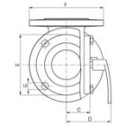 ESBE keverőszelep 3F-80 DN80 PN6 kvs150