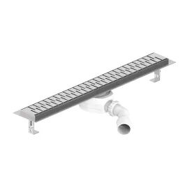   Zuhany STY-RM-50-M Rozsdamentes folyóka Medium ráccsal 50cm