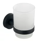 SAPHO AQUALINE SAMBA pohártartó(tejüveg,fekete) SB204