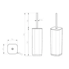 SAPHO AQUALINE SEVENTY WC kefe 633414 fekete