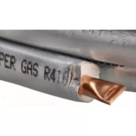   Rézcső 12x1 1/2" - 25m/tek hőszivattyú hoz 19mm-es zártcellás szigeteléssel