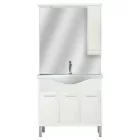 Leziter NERVA85F komplett fűrdőszobabútor fehér (alsó bútor+felsős