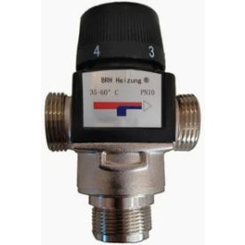   Keverőszelep 1" KM 35-60 °C padlófűtés 150m2-ig kvs=3,5 BRH 1225