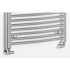 SAPHO AQUALINE Alya íves  fürdőszobai radiátor 1420x600 króm LLC204