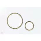 Alcaplast M775 nyomólap fehér-arany kerek