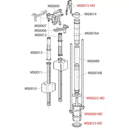 Alcaplast alkatrész MS0022-ND A09 öblítőszelep tömítés