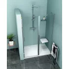 SAPHO POLYSAN ZOOM LINE nyílóajtó fix 11 00mm transparent üveg, króm ZL1311