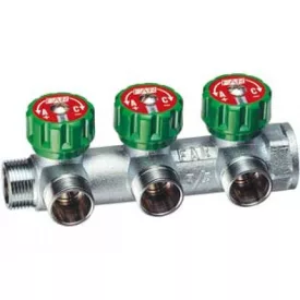 FAR szelepes osztó 1"-3/4" 3 KÖR